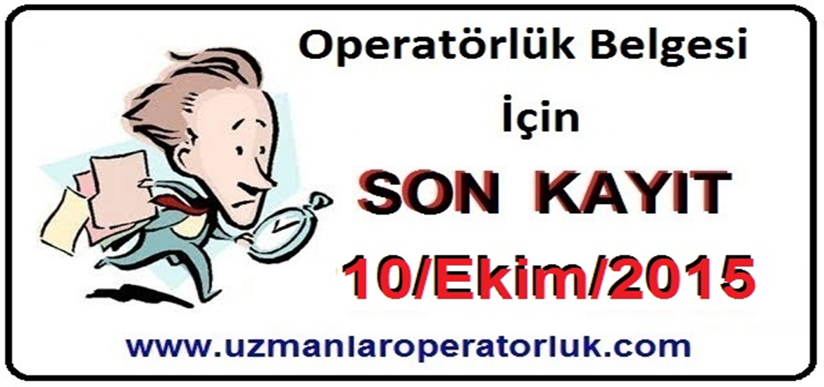 06 Eylül 2015 Tavan Vinci Belgesi Sınav Sonuçları